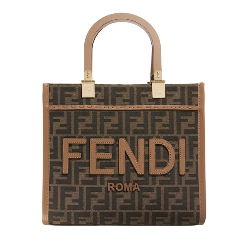 Fendi Tote Sunshine Jacquard Bag Multicolour