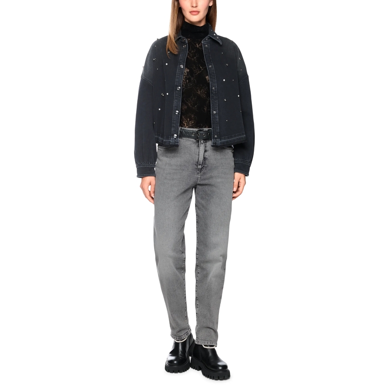 Marc Cain Taps toelopende Jeans Jeans FEURA grey(Image 2)