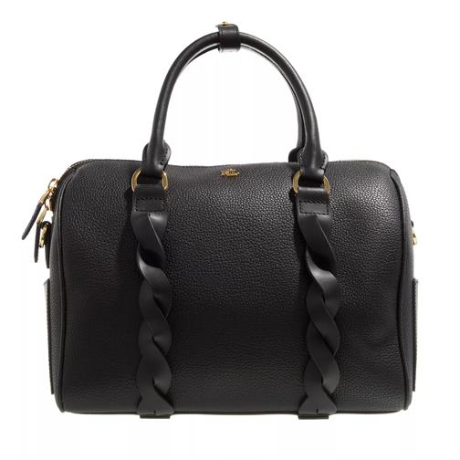 Lauren Ralph Lauren Kaden Satchel Medium Black Bowling Bag