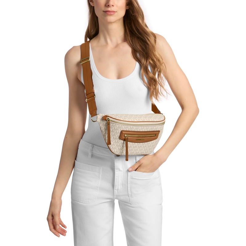 MICHAEL Michael Kors Crossbody Bag Md Sling Msgr Vanilla/acrn(Image 2)