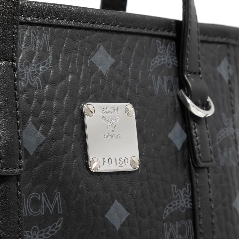 MCM Mini Tas Mcm Toni Vi Shopper Xmn Black(Image 5)