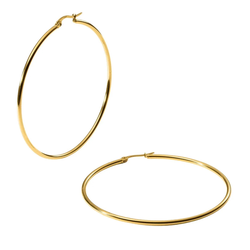 Purelei Ohrstecker Ohrringe Hoops gold