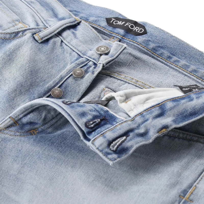 Tom Ford Jeans Straight-Fit Jeans blau(Image 7)