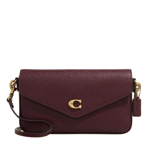 Coach Crossbody Bag Crossgrain Leather Wyn Crossbody Merlot