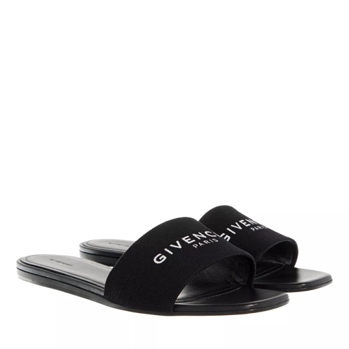 Givenchy 4G Flat Sandal Black Slip-in skor