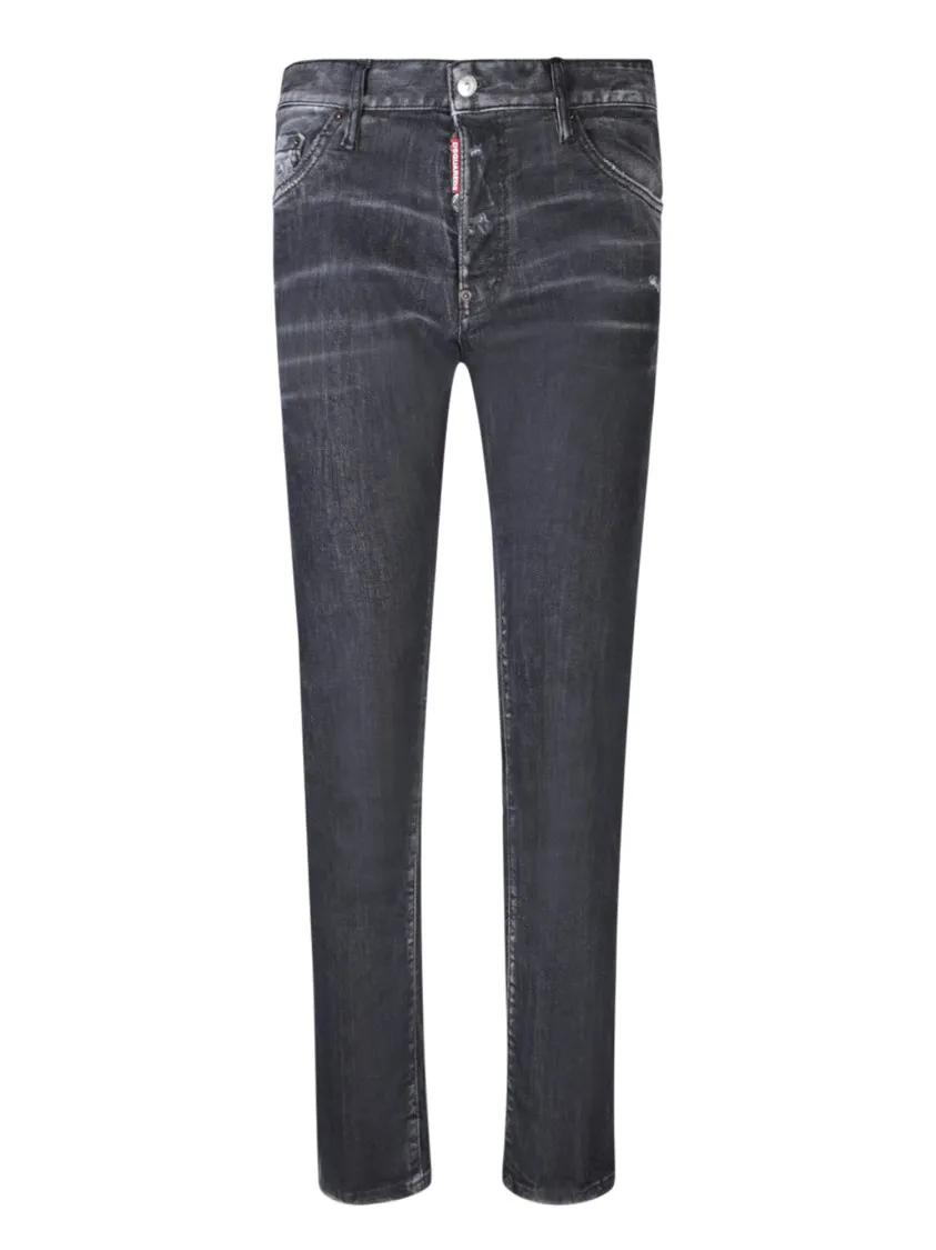 Dsquared2 - Slim Fit Cotton Jeans - Größe 52 - grau