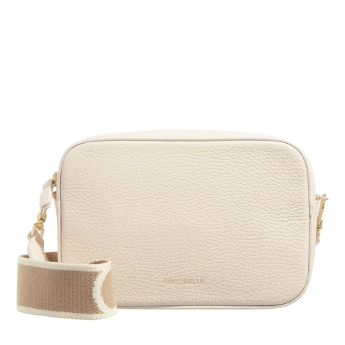 Coccinelle Tebe Lambskin White Sac pour appareil photo