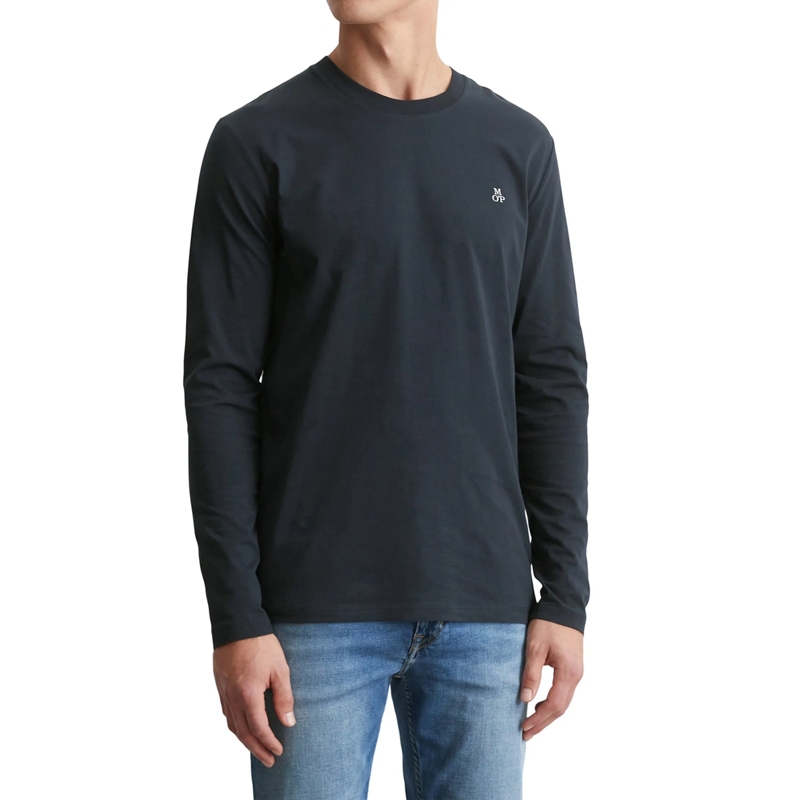 Marc O´Polo Hemd Small-Logo 1er Pack blau(Image 2)