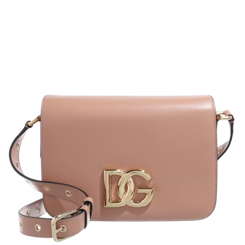 Dolce&Gabbana The 3.5 Logo Crossbody Bag Leather Rose Antico Crossbody Bag