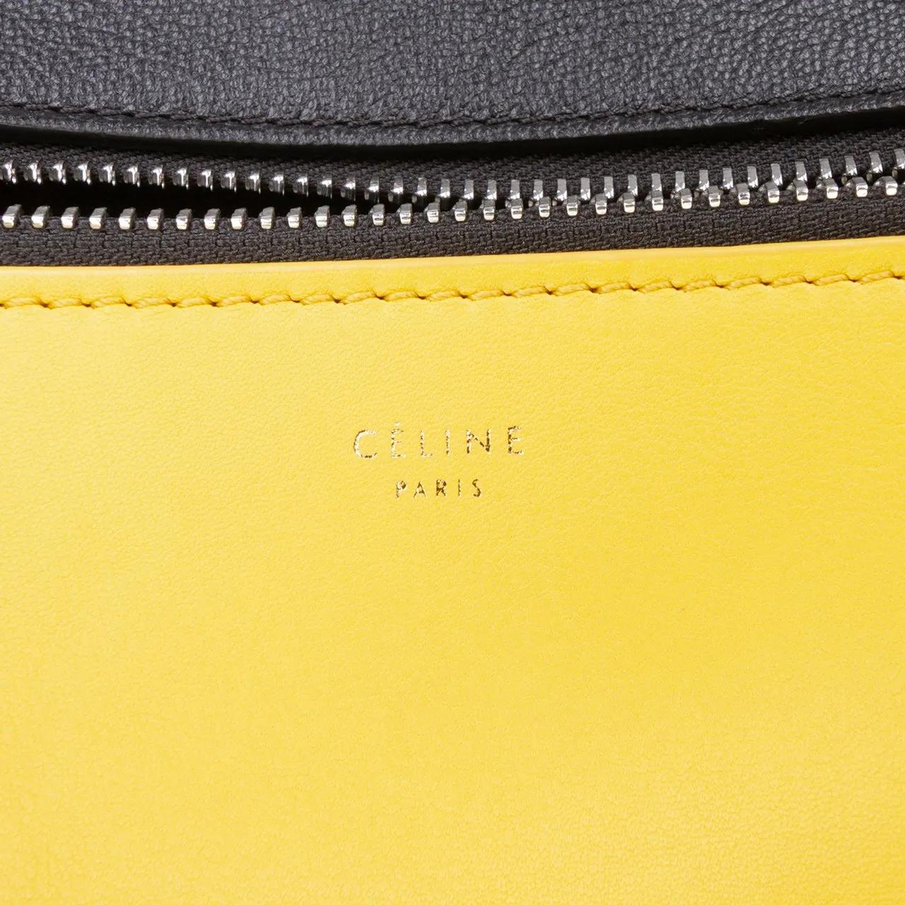 Thumbnail - Celine Crossbody Bags - Medium Tricolor Leather Edge Handbag - Gr. unisize - in Gelb - für Damen