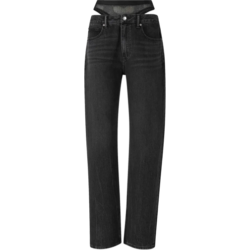 Alexander Wang Jeans à jambe droite Straight Fit Jeans mehrfarbig