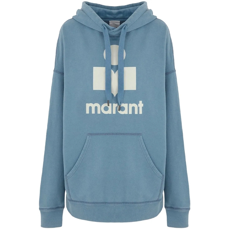 Isabel Marant  sweat zip a logo blau
