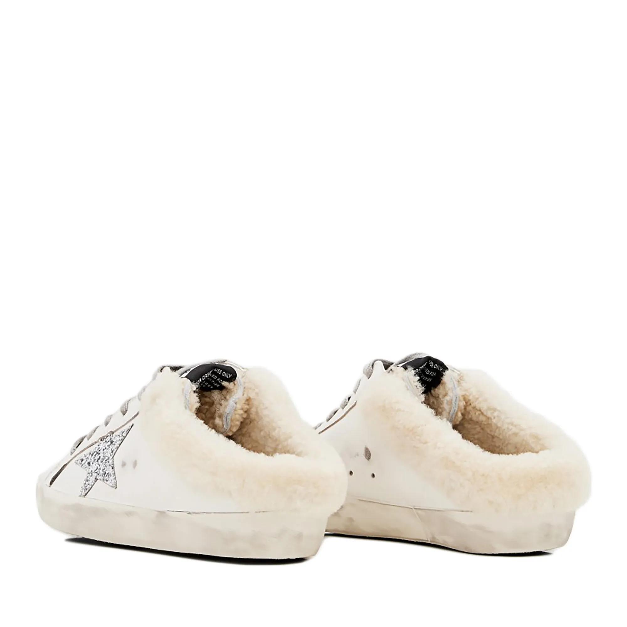 Golden Goose Sneakers Super Star Sabot Leather Sneakers in beige