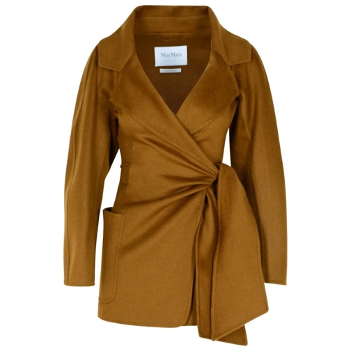 Max Mara Übergangsjacke 'Holly' Brown Camel Jacket Brown