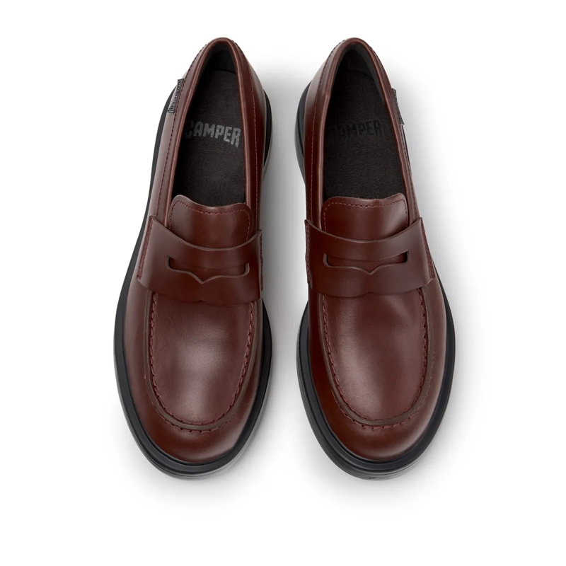 Camper Bootsschuhe Bei Dean, einem zeitlosen Unisex-Stil, trifft Trad burgund(Image 5)