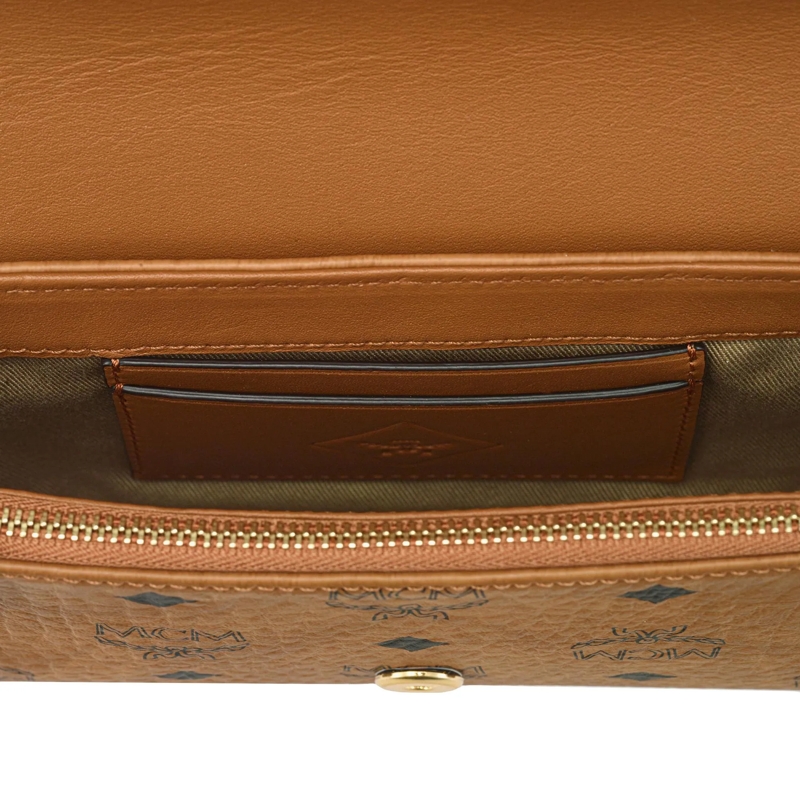 MCM Handytasche Aren Visetos Lanyard Fff Co Cognac(Image 6)