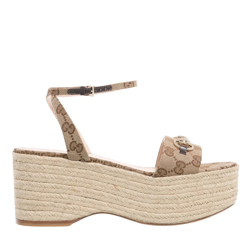 Gucci Sandalen Sandal Horsebit Beige