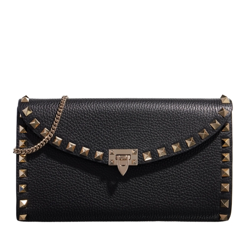 Valentino Garavani Crossbody Bag Rockstud Wallet W/Strap Nero