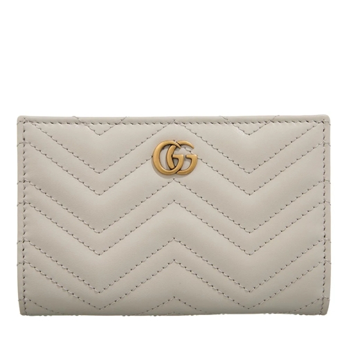 Gucci Bi-Fold Portemonnaie GG Marmont Wallet Light Grey