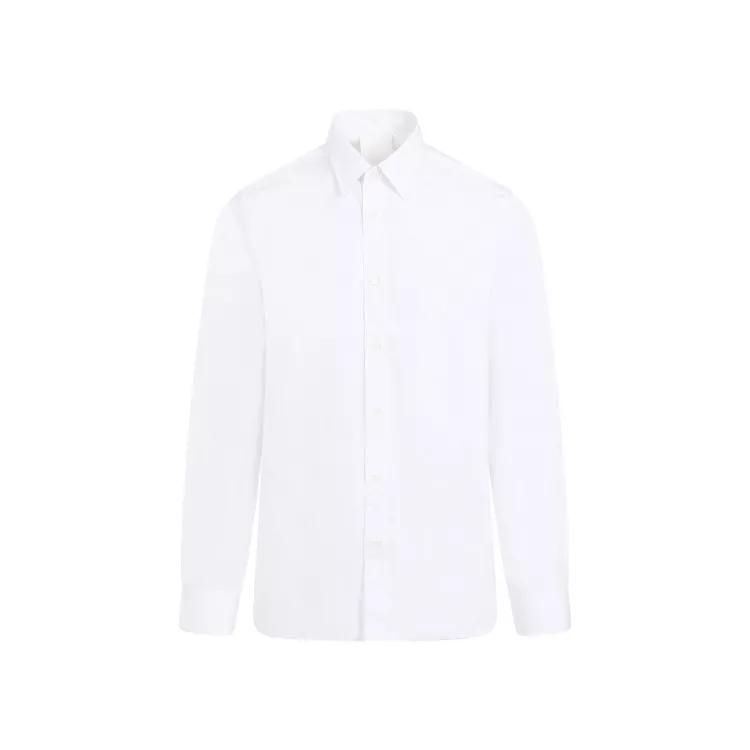 Givenchy - White Cotton Long Sleeves Shirt - Größe 41 - white