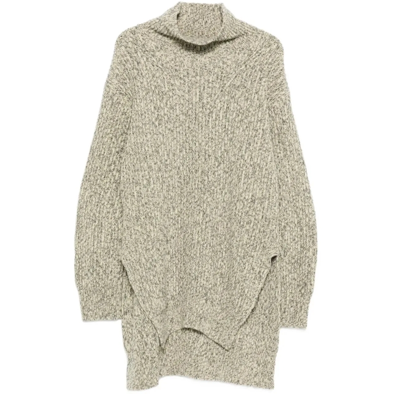Jil Sander  High Neck Long Sleeve Jumper Grey grau