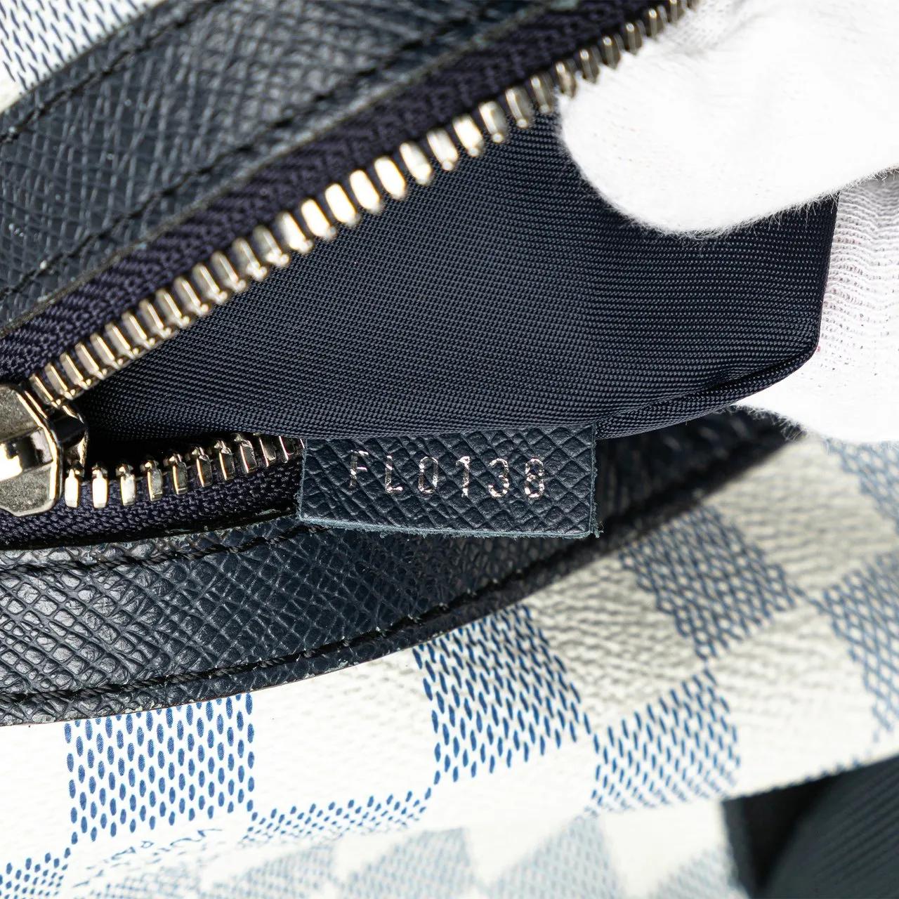 Thumbnail - Louis Vuitton Rucksäcke - Damier Azur Coastline Matchpoint - Gr. unisize - in Weiß - für Damen