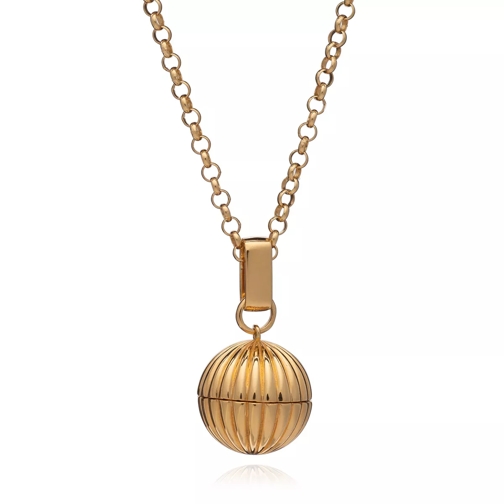 Rachel Jackson London Long Momento Gold Locket Necklace Gold Lange Halskette