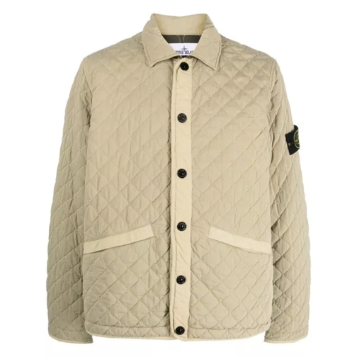 Stone Island Jacket 50 Fili Quilted-Tc Beige Neutrals 