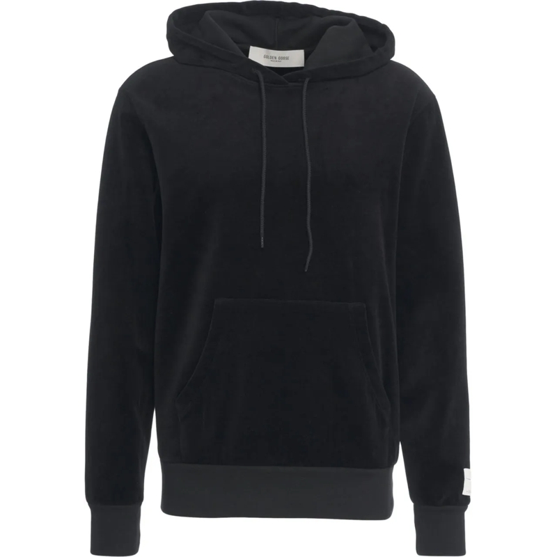Golden Goose  Chenille hoodie schwarz