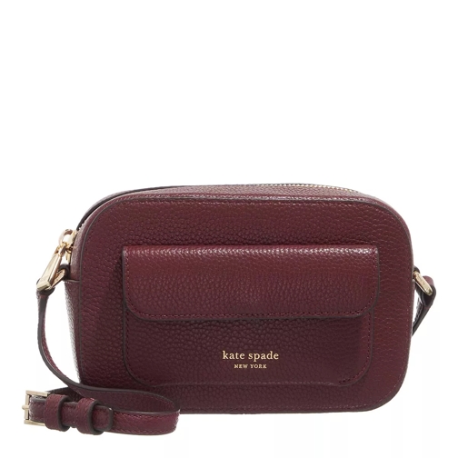 Kate Spade New York Ava Pebbled Leather Crossbody Cordovan Camera Bag
