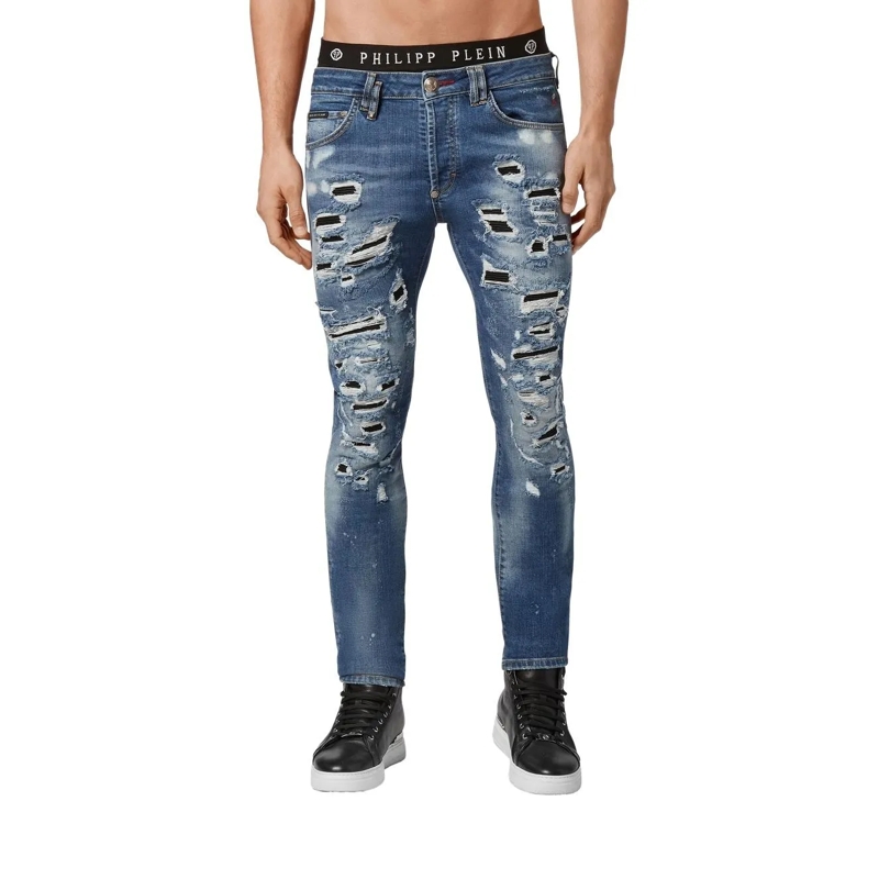 Philipp Plein Jeans Jeans Regular Fit blau(Image 2)