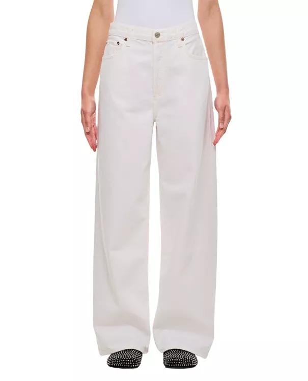 Agolde - Low Slung Baggy Denim Pants - Größe 28 - white