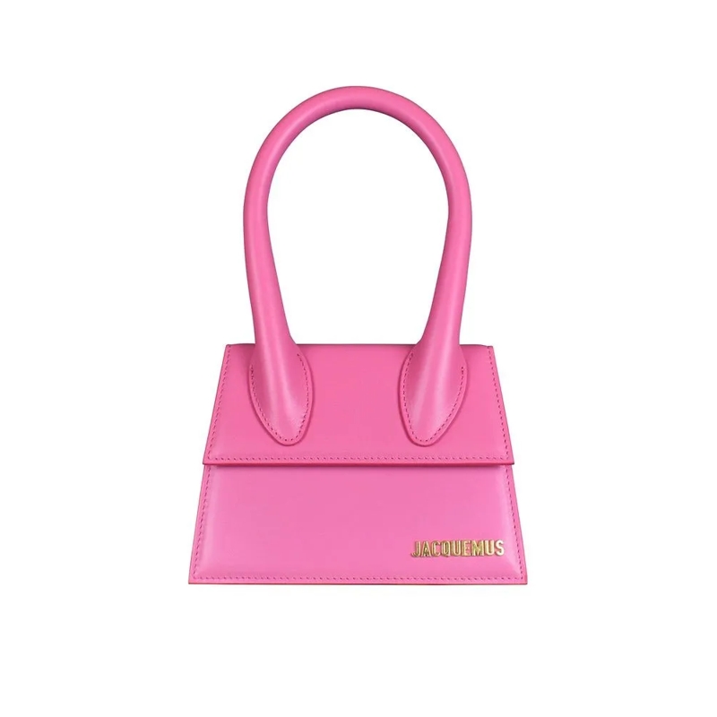 Jacquemus Schultertasche The Middle Chiquito Pink