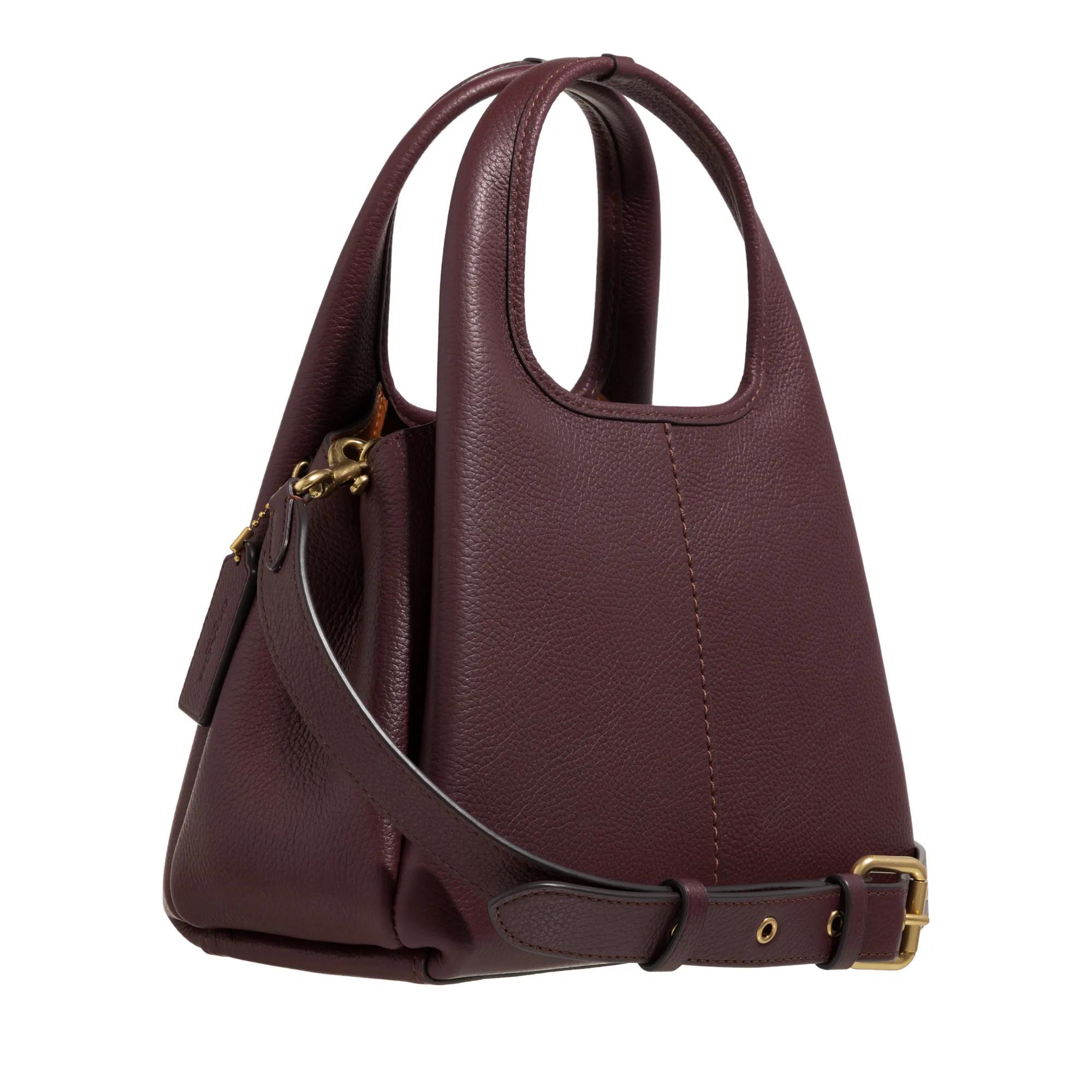 Coach Crossbody bags Polished Pebble Leather Lana Shoulder Bag 23 in rood