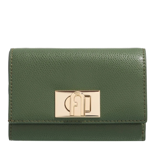 Furla Tri-Fold Portemonnaie Furla 1927 M Compact Wallet Oliva