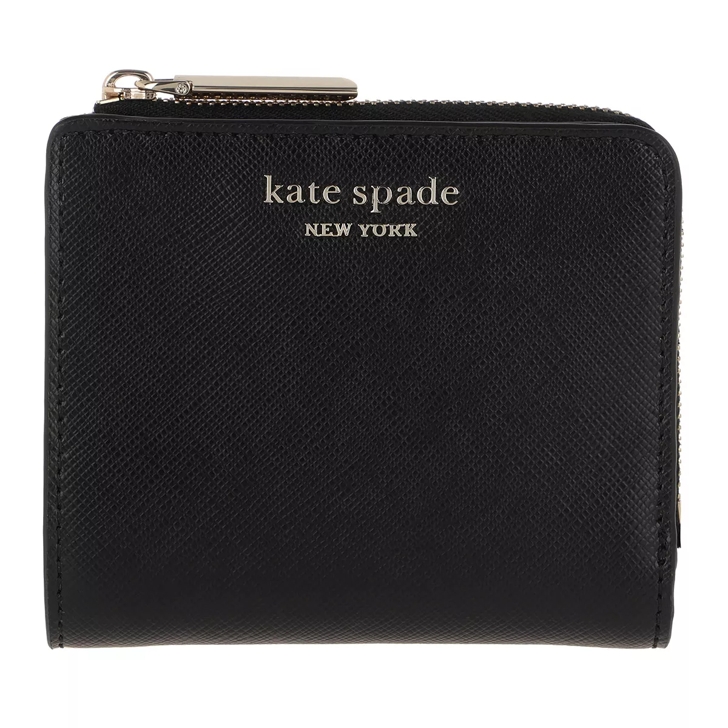 Kate Spade Spencer Slim Flap Wallet in Black