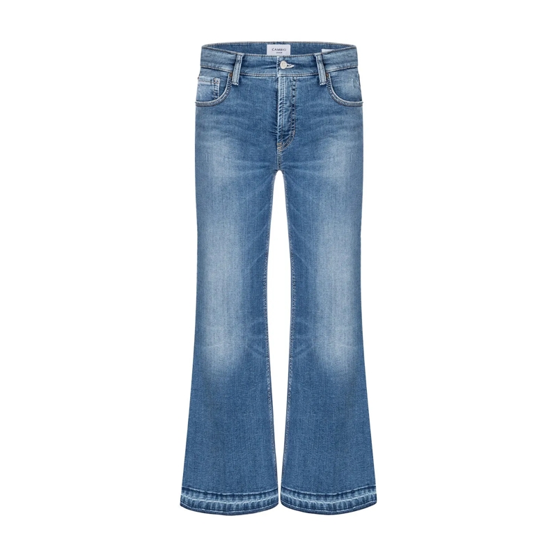 Cambio Jeans Boot Cut Jeans Felina cropped blau