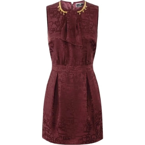 Elisabetta Franchi Midi Jurken Dresses Bordeaux Red rot