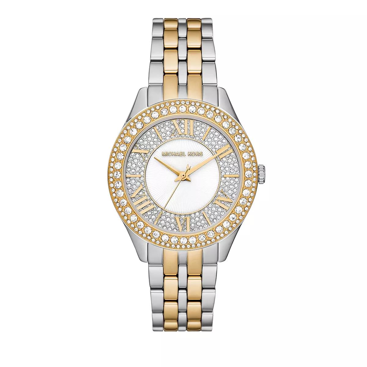 Michael Kors Michael Kors Harlowe Three Hand Two Tone Stainless Steel Bicolor Montre a quartz