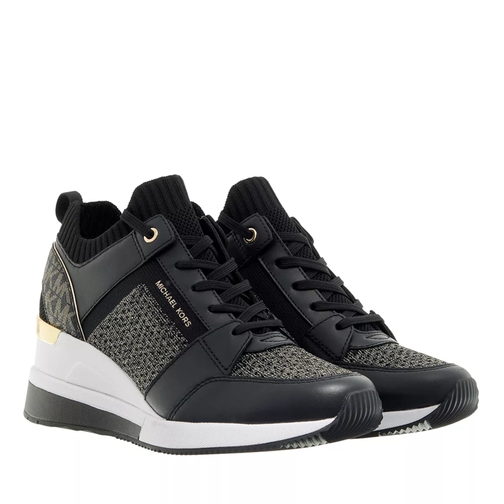 Michael kors black high top deals sneakers