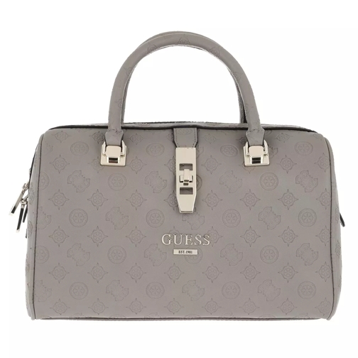 Guess Peony Classic Box Satchel Taupe Bowling Bag