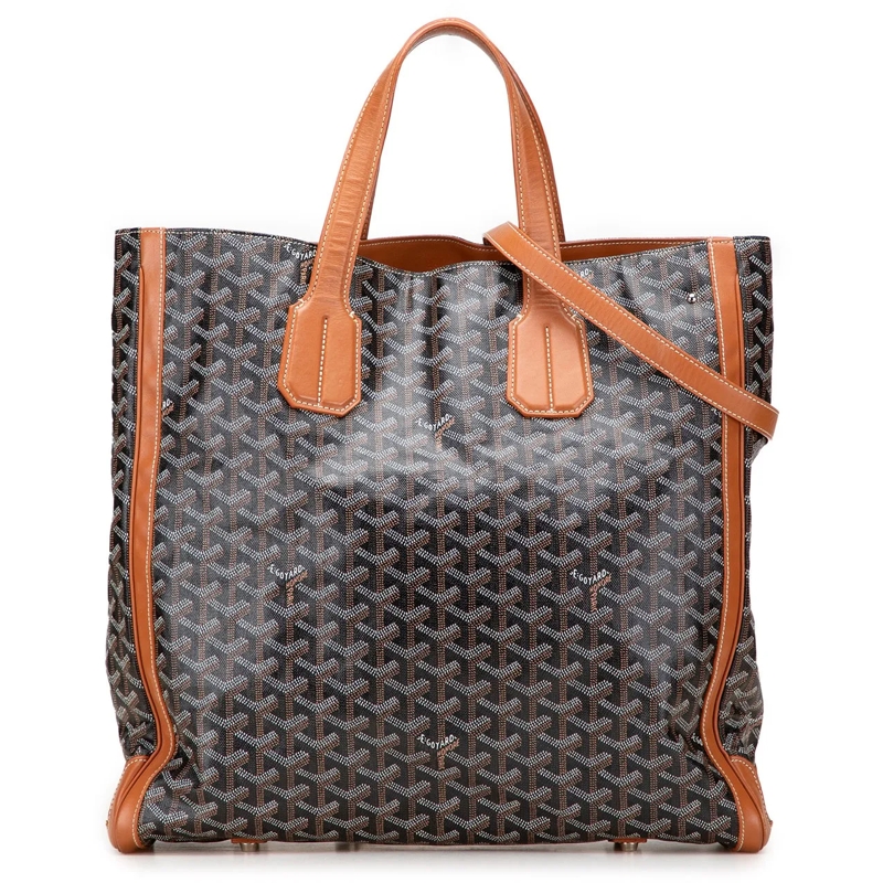GOYARD Schultertasche Goyardine Voltaire schwarz