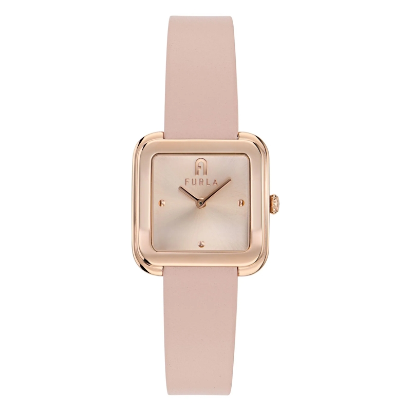 Furla Quarzuhr Quarz-Analoguhr Furla Diamante rosa