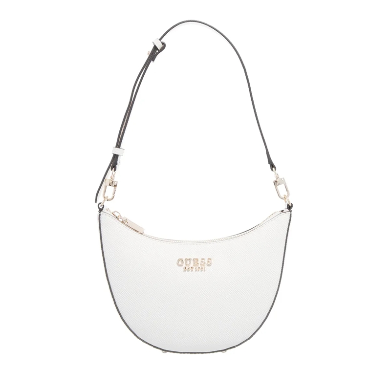 Guess Schultertasche Fedana Mini Top Zip Shldr Bag Off White