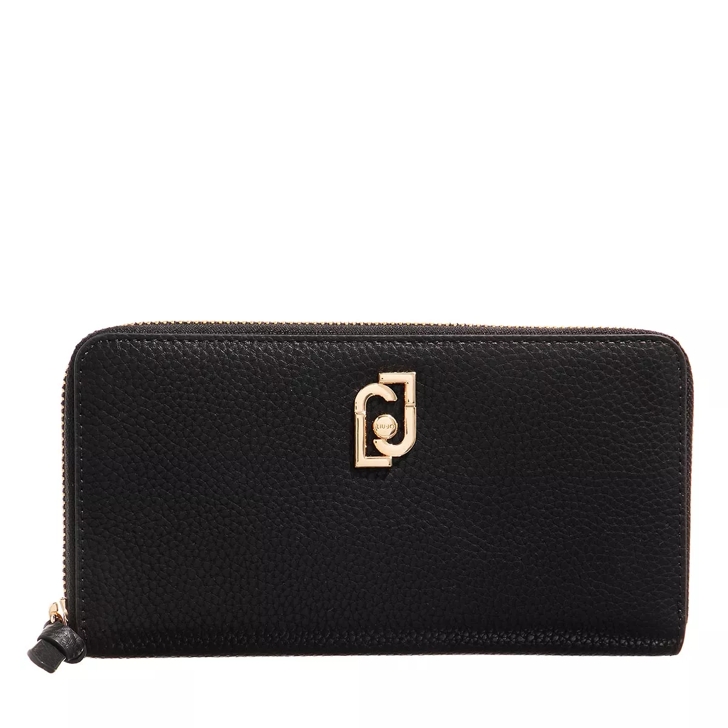 LIU JO Portafoglio Altro Nero Zip Around Wallet