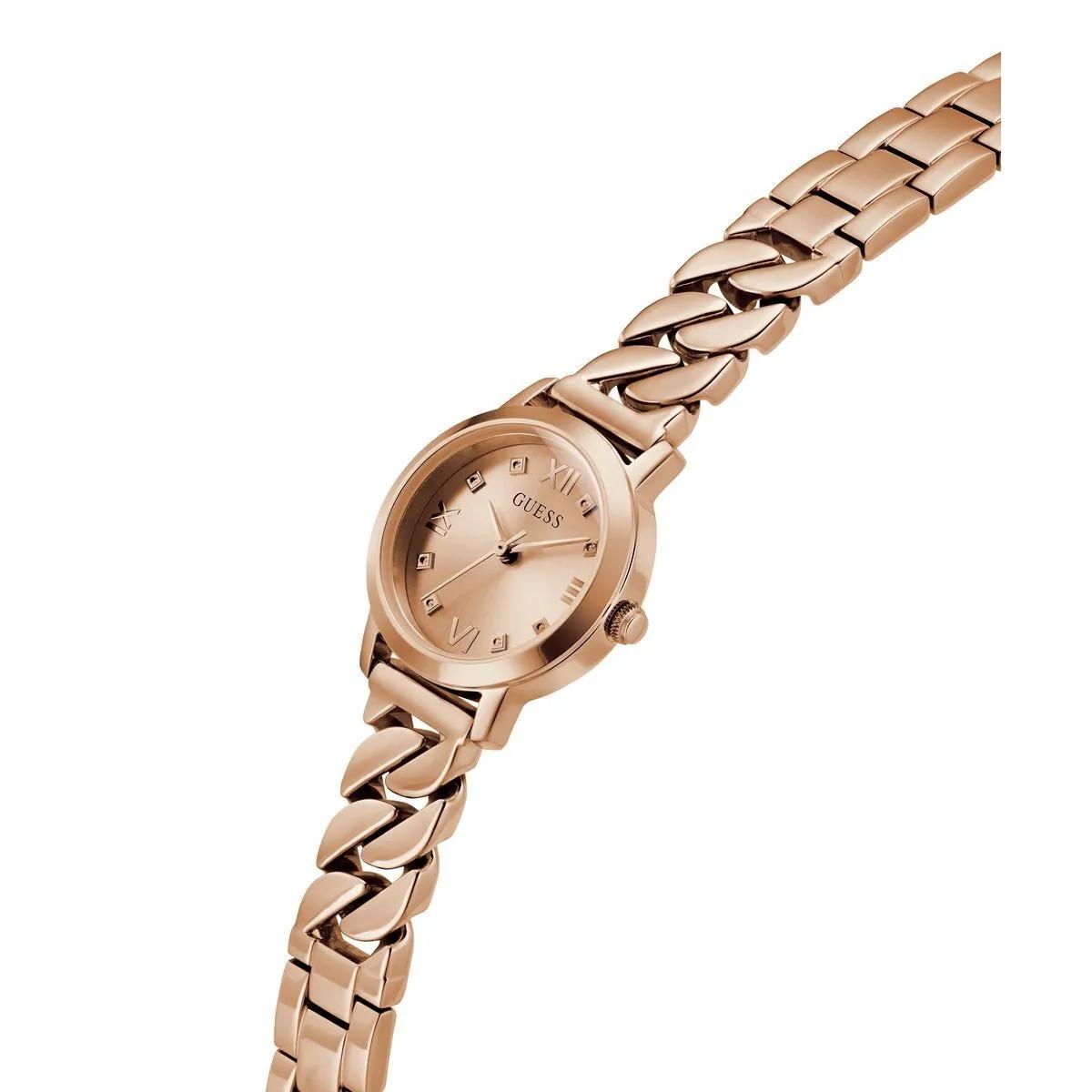 Thumbnail - Guess Uhr - Quarz-Analoguhr Chime - Gr. unisize - in Rosa - für Damen