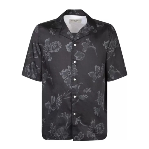 Officine Generale Black Cotton Shirt Black 