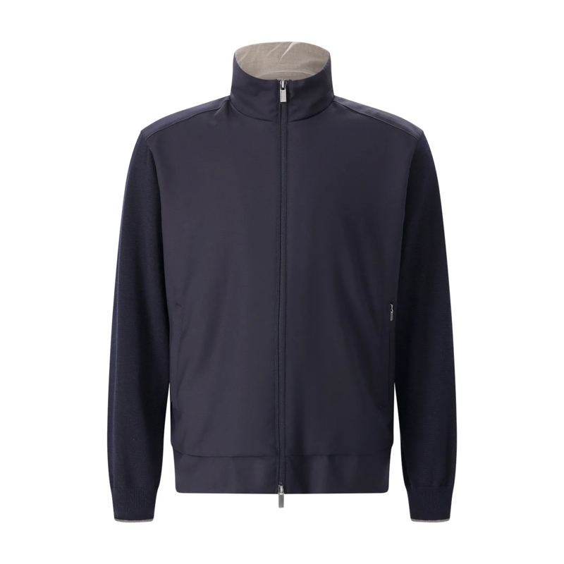 Paul & Shark Übergangsjacke Jacke aus Wolle blau