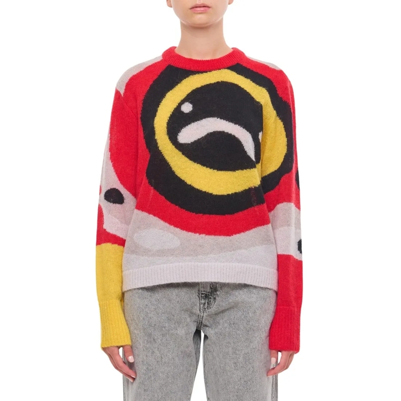 CHARLES JEFFREY LOVER BOY Pull Smiley Jumper Multicolor