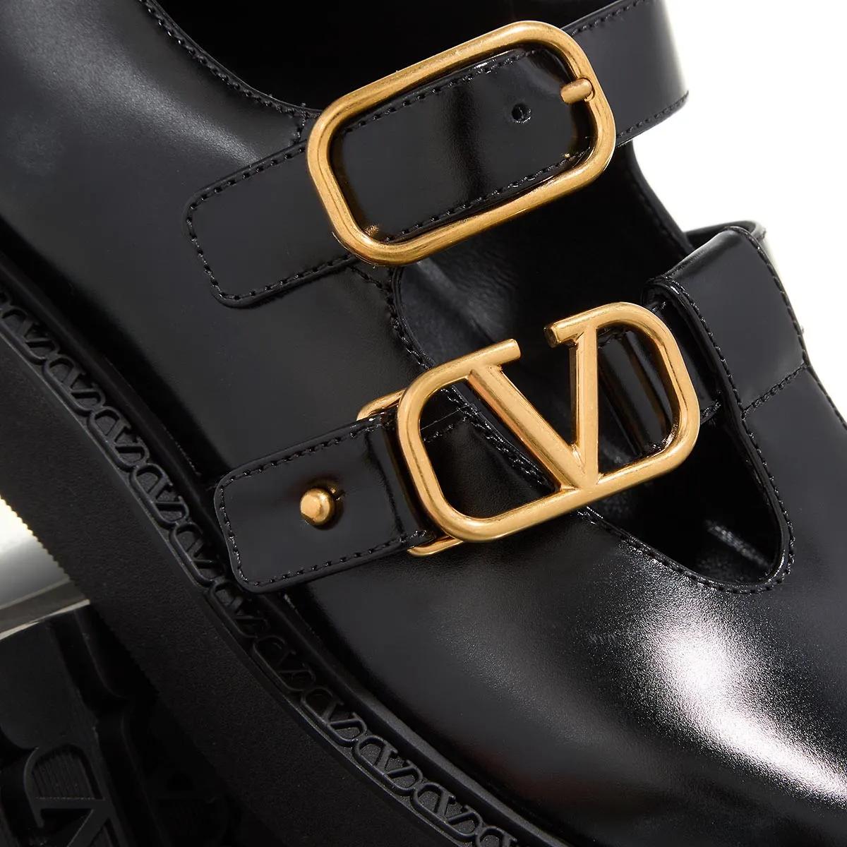 Thumbnail - Valentino Garavani Loafer - Mary Jane Vlogo - Gr. 40 (EU) - in Schwarz - für Damen